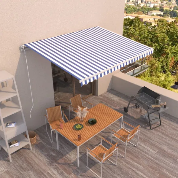 automatic retractable awning 1575x1181 blue and white